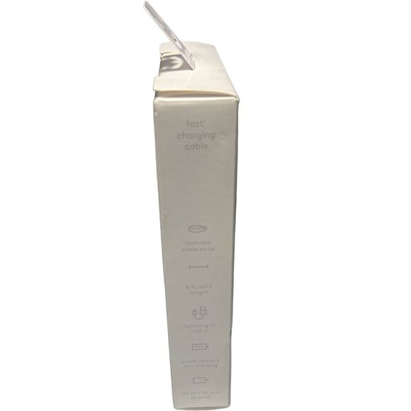 Heyday Artist Series 6ft Fast Charging USB-C to 8-pin Cable for iPhone, iPad - Picture 9 of 10